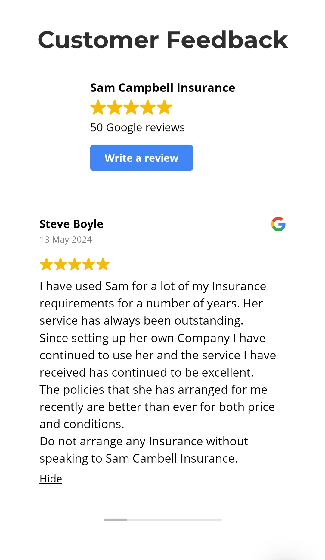 Customer Reviews