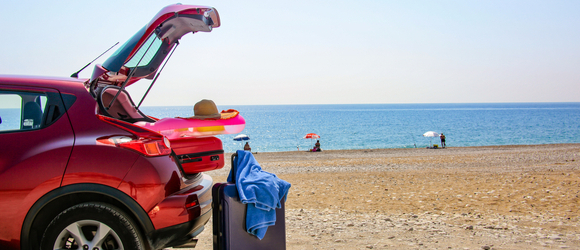 Car At The Beach